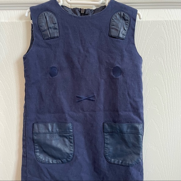 👗EEUC MIFFY TODDLER GIRL 3T SUMMER DRESS DENIM A LINE - Picture 4 of 5